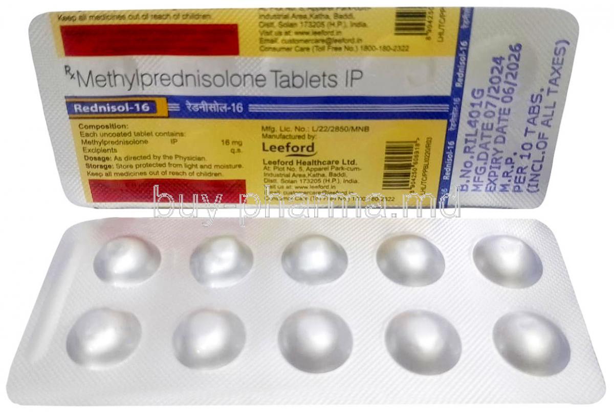 Rednisol 16 tablet 10's