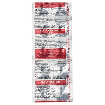 UVA Cef 200 Tablet 10'S