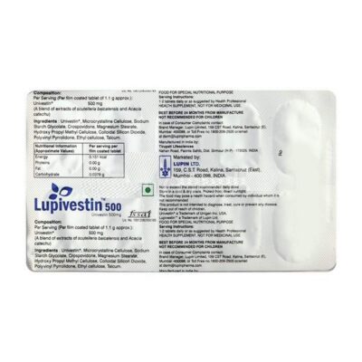 Lupivestin 500 Tablet 10's