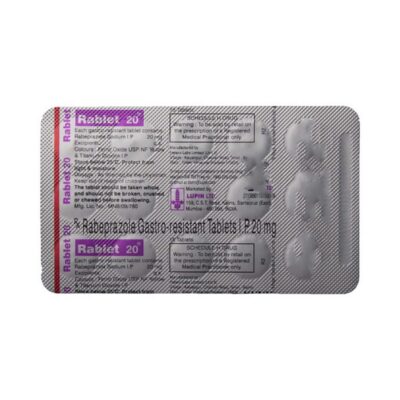 Tablet 20 tablet 15's