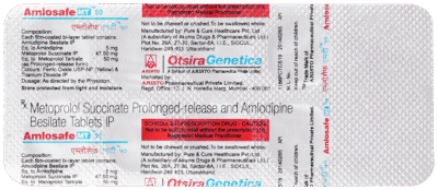 Amlosafe MT 50 Tablet 10's