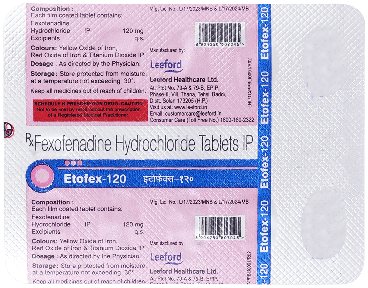 Etofex 120 tablet 10's - Image 2