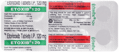 Etoxib 120 Tablet 10's