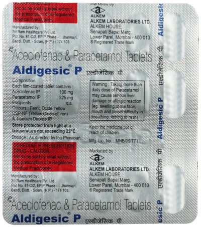 Aldigesic P Tablet 15's