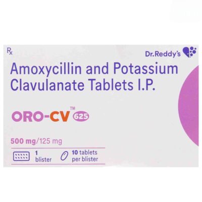 ORO CV 625MG TABLET 10'S