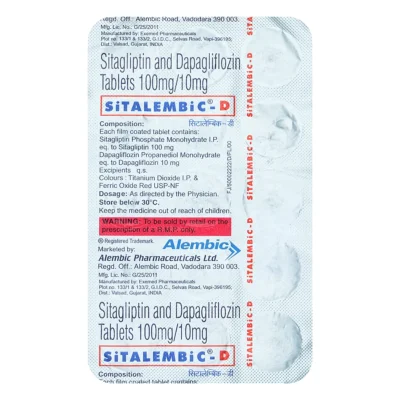 Sitalembic D Tablet 15's