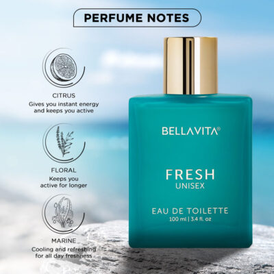 Bella Vita Fresh Eau De Toilette Unisex Perfume for Men and Women (100ml)