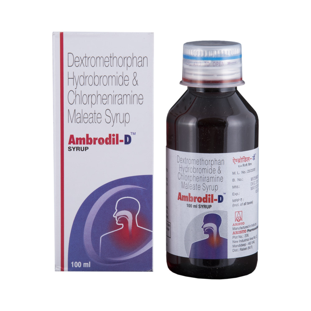 Ambrodil D Syrup Sugar Free 100ml