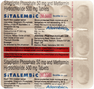 Sitalembic M 500 Tablet 15's