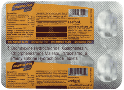 Coldmine Plus Tablet 10's