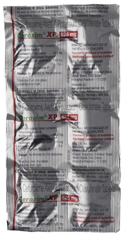 Ceroxim XP 625 Tablet 6's