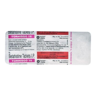 TORHISGO 16 Tablet 10's