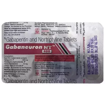 Gabaneuron NT 400 Tablet 10's