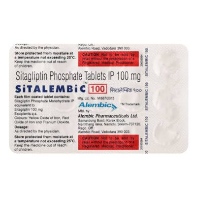 Sitalembic 100mg Tablet 15's