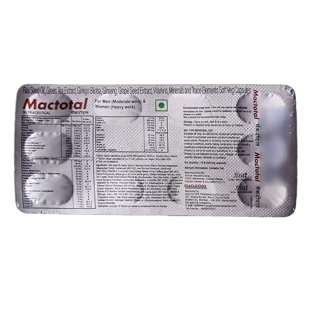 Mactotal Capsule 10's - Image 2