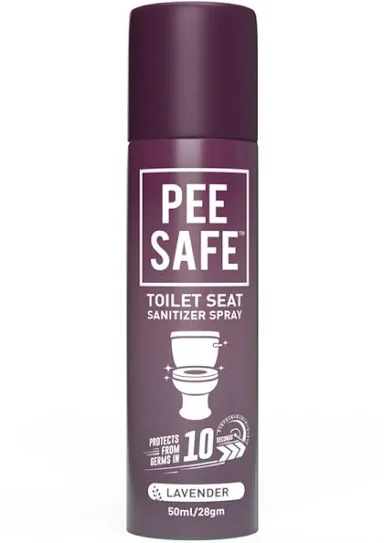 Pee Safe Toilet Seat Sanitizer Spray Lavender