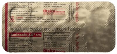 Amlosafe LS 5/5 Tablet 10's