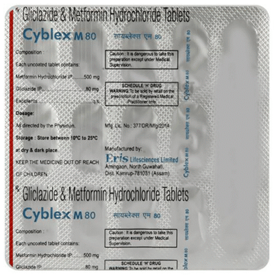 Cyblex M 80 Tablet 15's