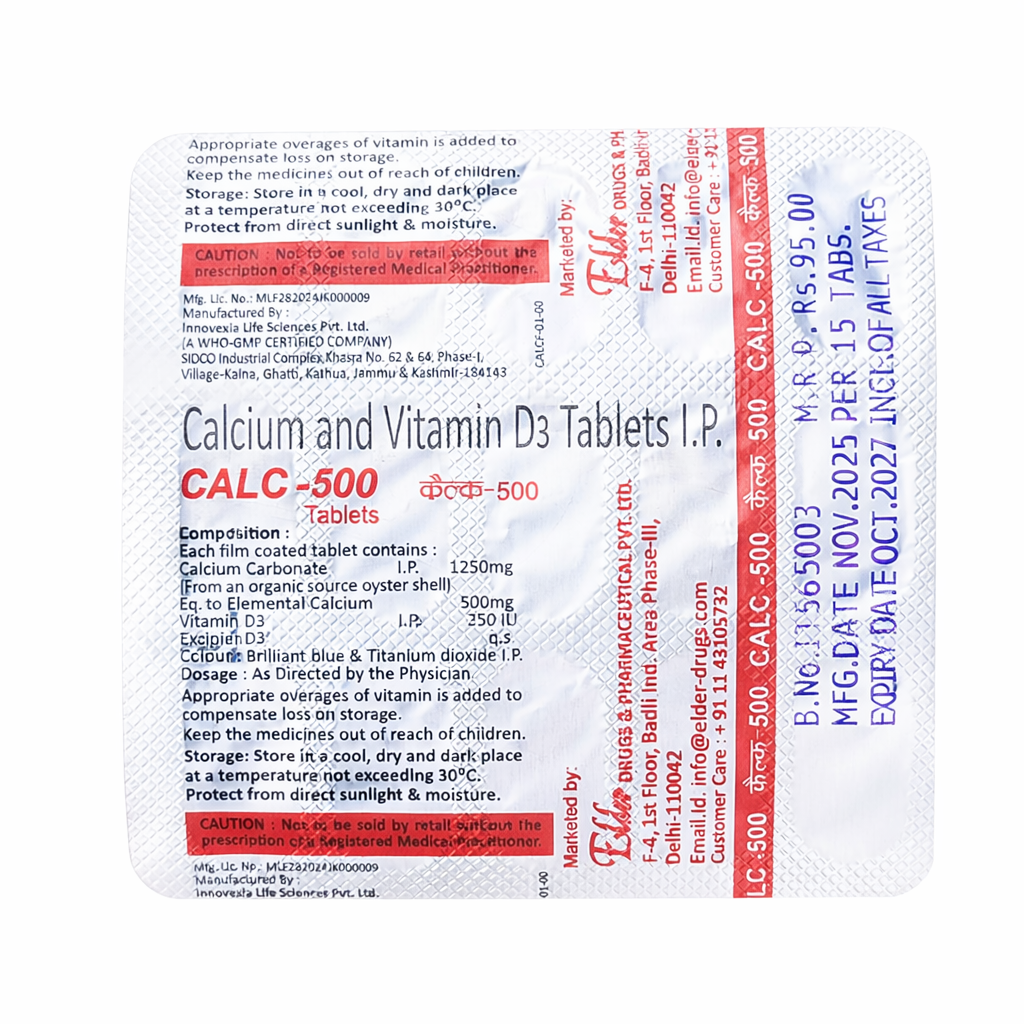 Calc 500 Tablet 15's