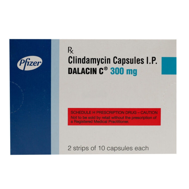 Dalacin C 300mg Capsule 10's (Pack of 2 strips)