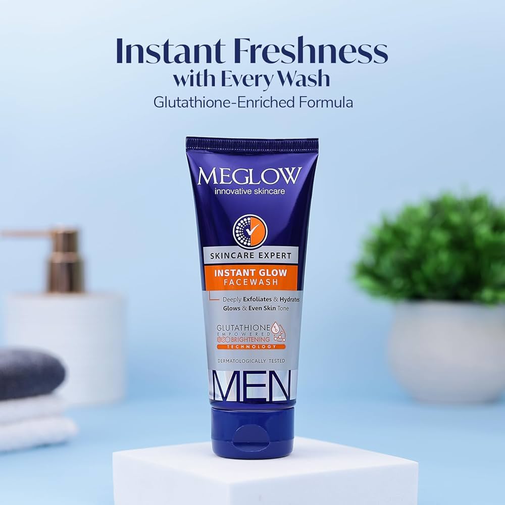 Meglow instant glow face wash 70g