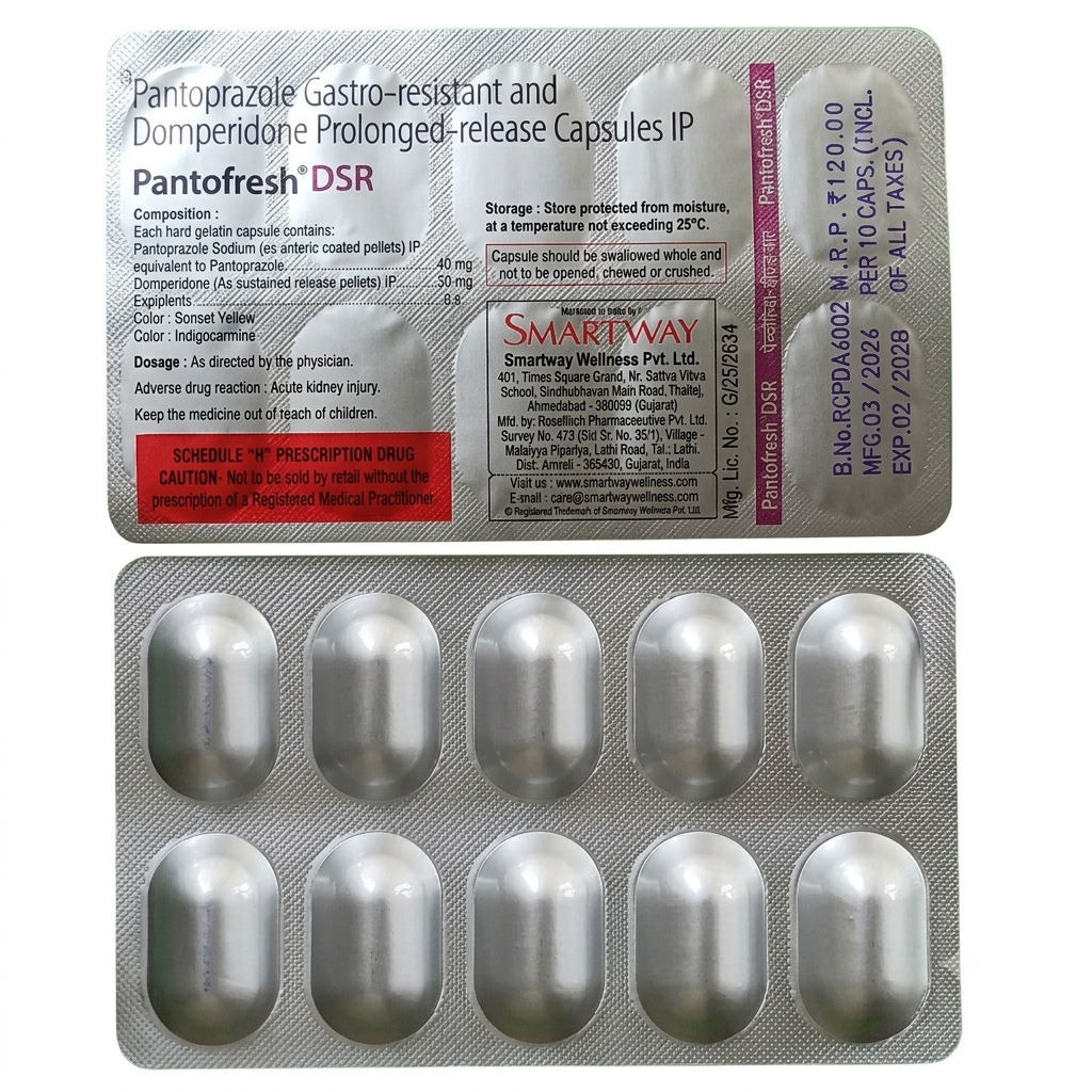 Pantofresh DSR capsule 10's
