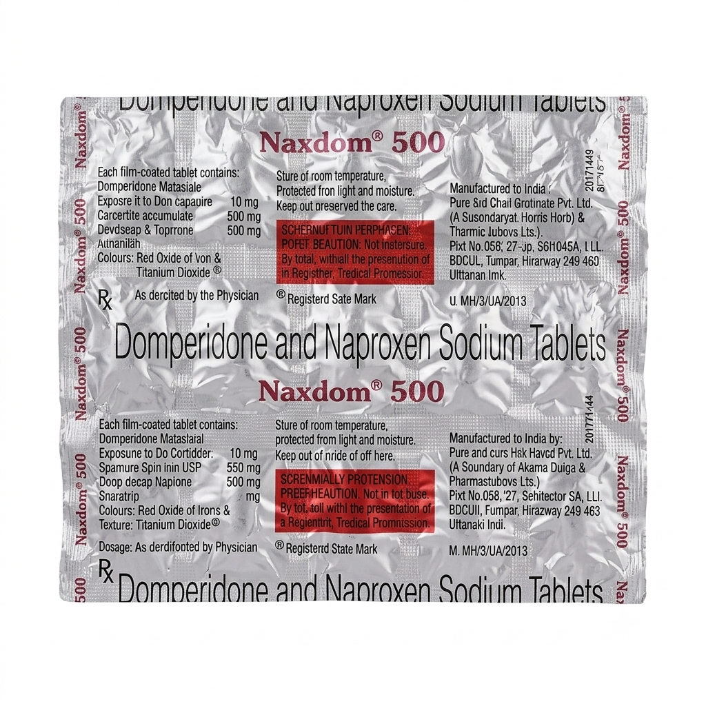 Naxdom 500 Tablet 15's