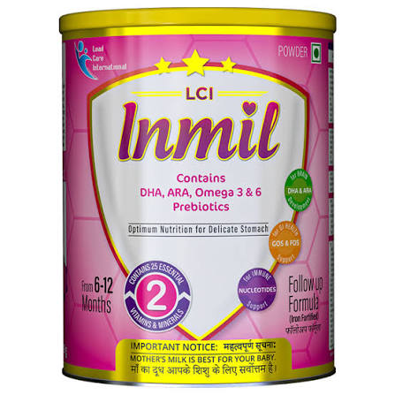 Inmil Stage-2 Infant Formula Powder, 400 gm Tin