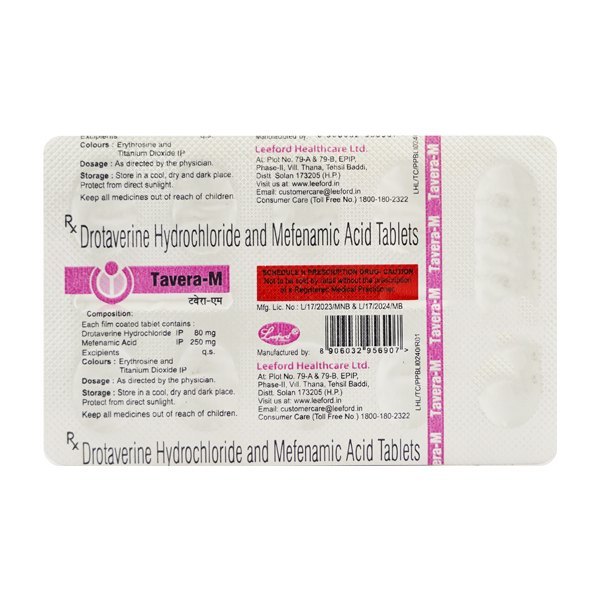 Tavera M tablet 10's