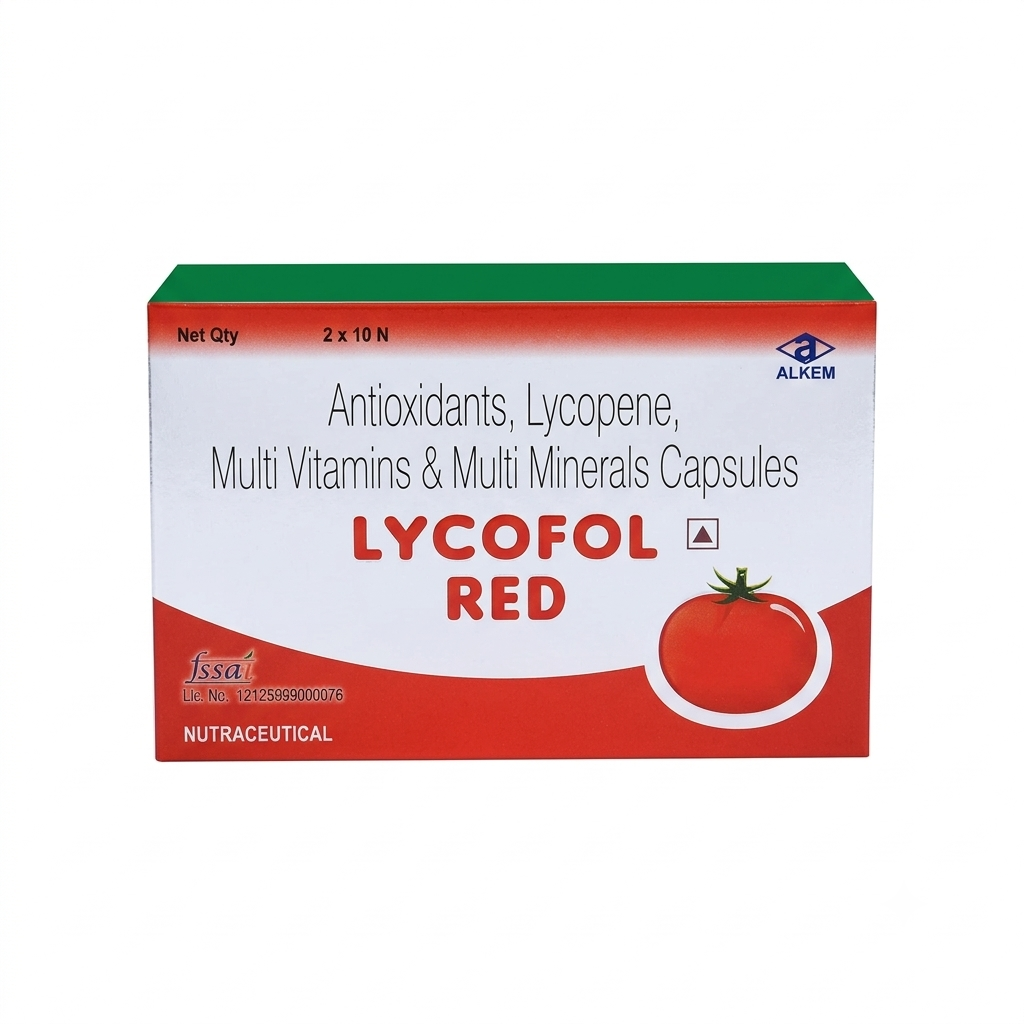 Lycofol Red capsule 10's - Image 2