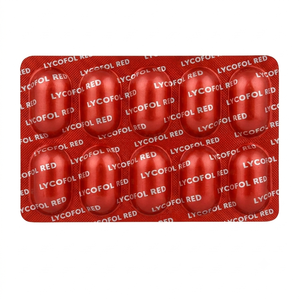 Lycofol Red capsule 10's - Image 3