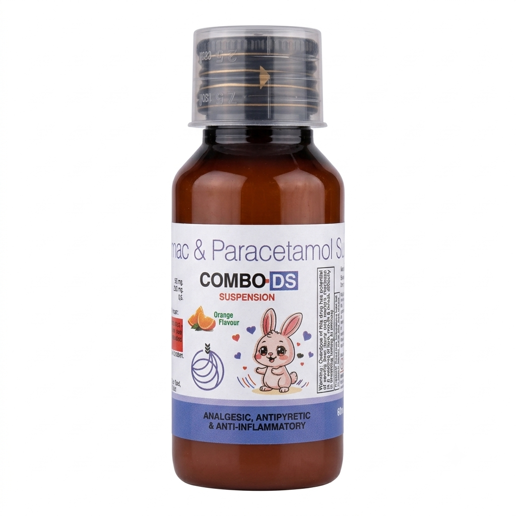 COMBO DS suspension (syrup) orange flavour 60ml - Image 2